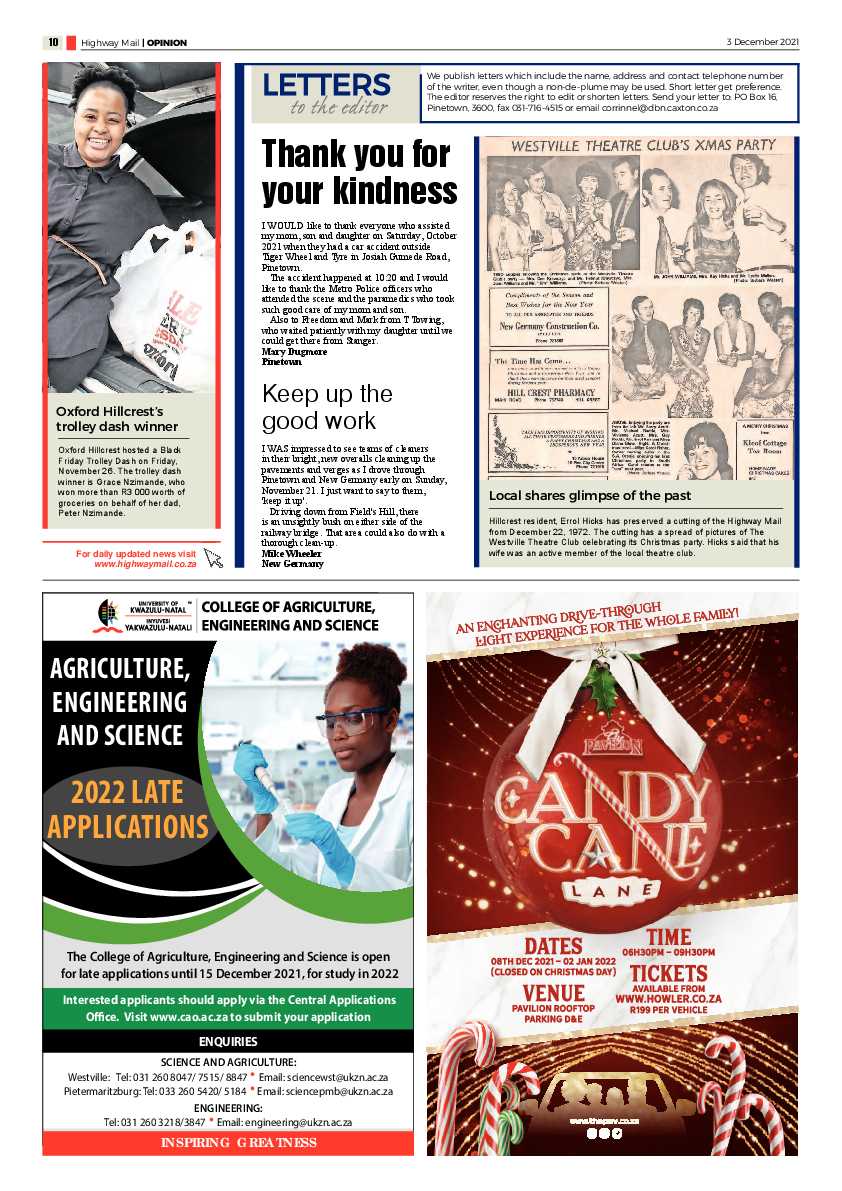 Highway Mail 3 December 2021 page 10