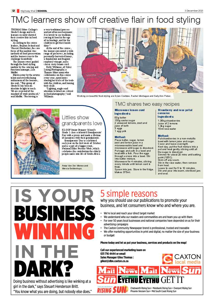 Highway Mail 3 December 2021 page 12