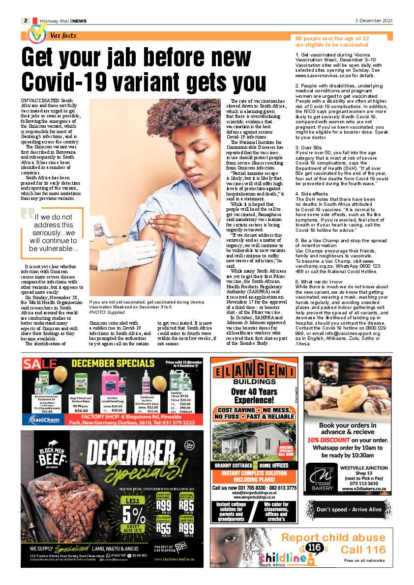 Highway Mail 3 December 2021 page 2