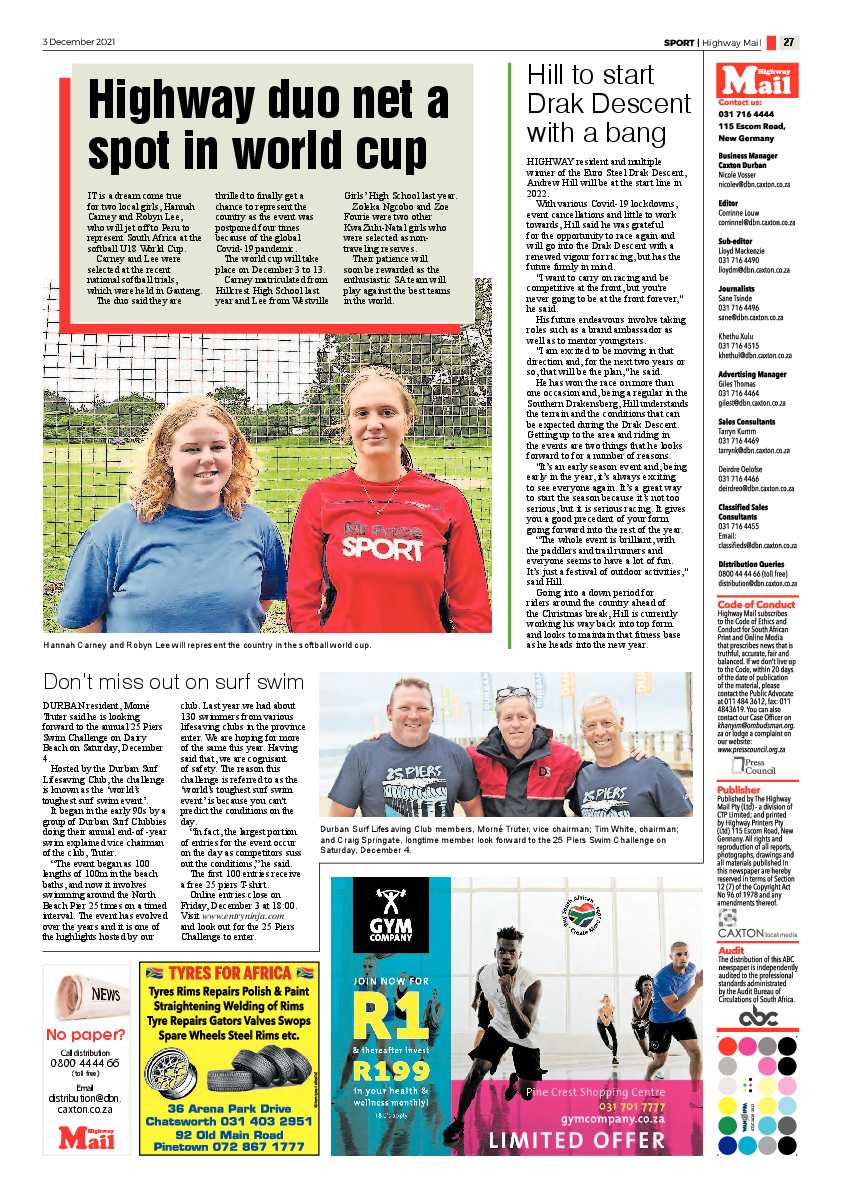 Highway Mail 3 December 2021 page 27