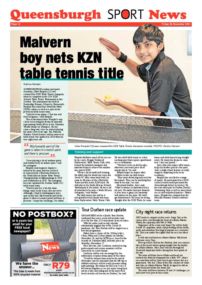 Queensburgh 26 November 2021 page 12