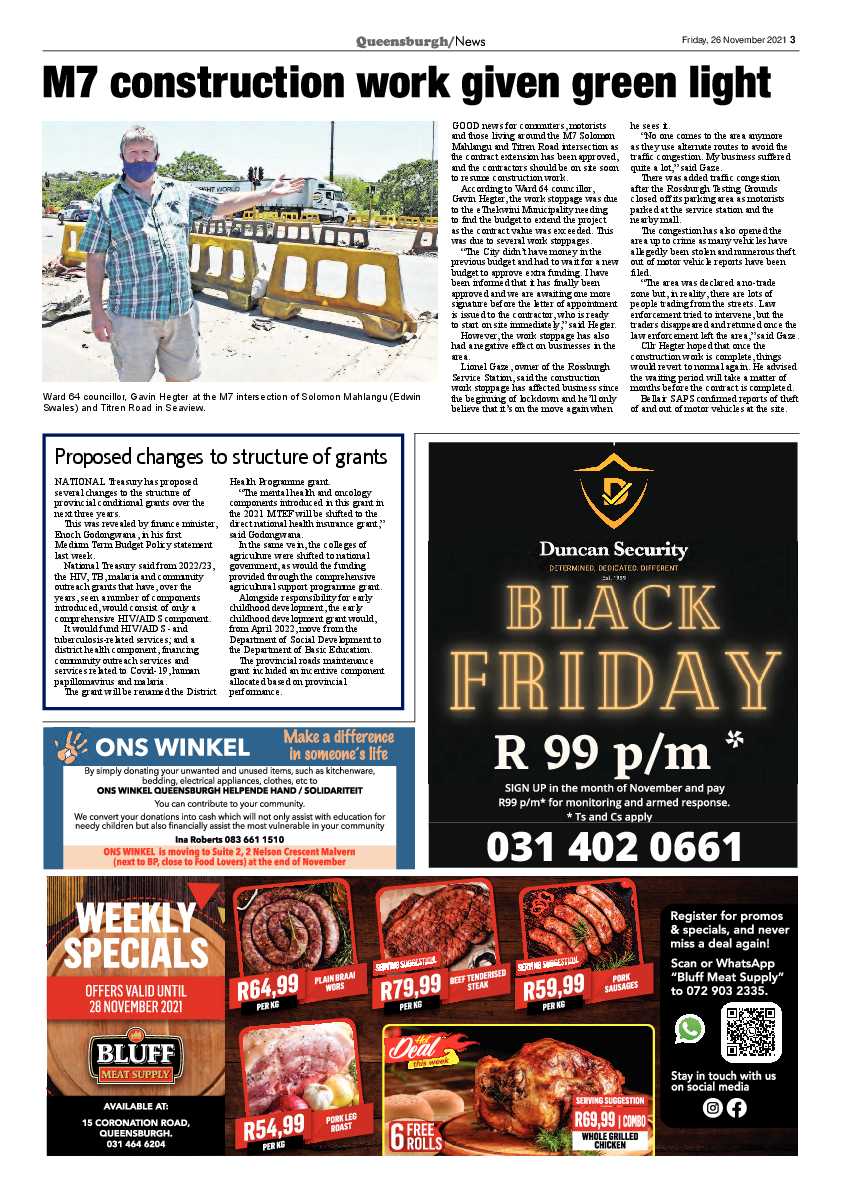 Queensburgh 26 November 2021 page 3